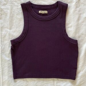 Madewell Rich Purple Tank Top - Medium